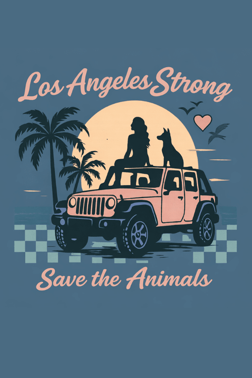 LA Beach Strong Crewneck Sweatshirt (All Profit Donated)