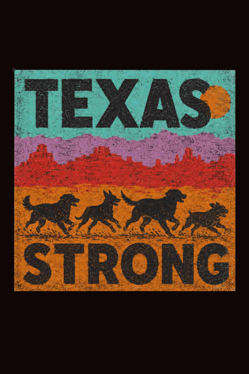 Texas Sunset Strong Pigment Dyed Uni T (All Profit Donated)