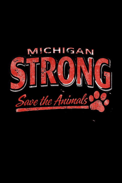 Vintage MI Strong Uni Hoodie (ALL PROFIT DONATED)