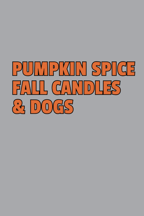 Pumpkin Candles & Dogs Crewneck