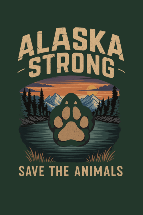 Alaska Strong Mountain Vibes Uni Hoodie (ALL PROFIT DONATED)