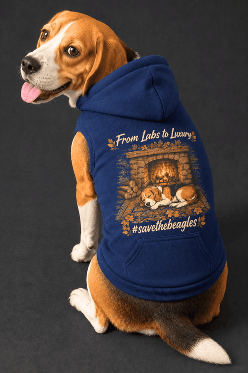 Labs to Luxury Doggy Fleece Hoodie (All Profit Donated)