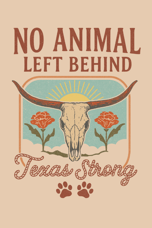 No Animal Paw Print Crewneck Sweatshirt (ALL PROFIT DONATED)