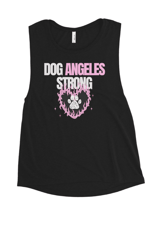 Dog Angeles Ladies Muscle Tank (100% Profit Donated)