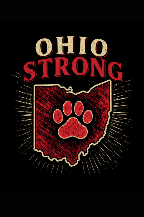 Ohio State Strong Pigment Dyed Uni T (All Profit Donated)