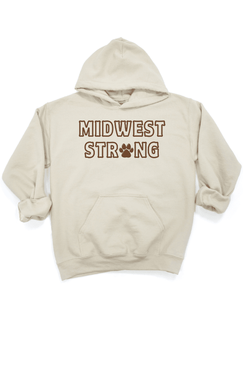 Midwest Strong Uni Hoodie (100% Profit Donated)