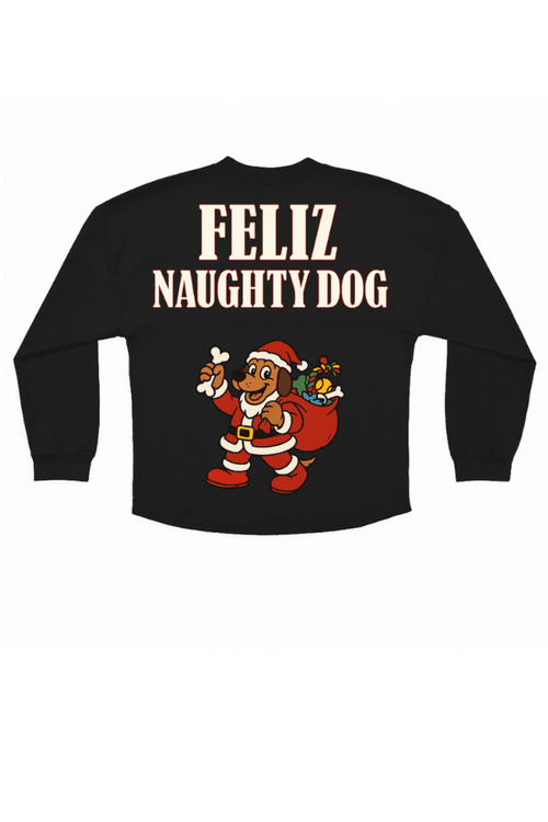 Feliz Naughty Dog Oversized Varsity Top