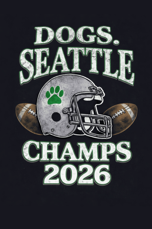 Seattle Vintage Champs Crewneck Sweatshirt