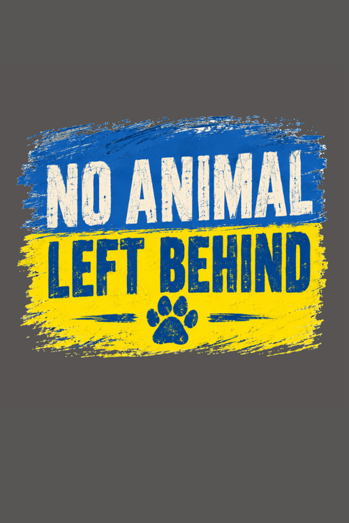 Vintage No Animal Left Behind Crewneck Sweatshirt (All Profit Donated)