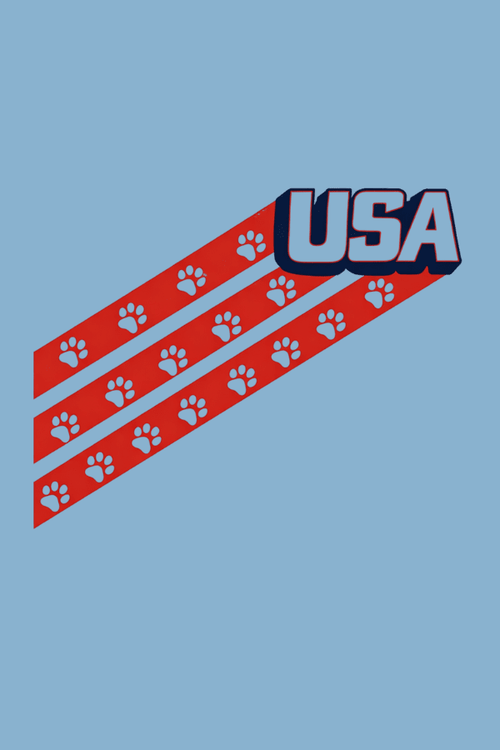 Team USA Paw Print Crewneck Sweatshirt