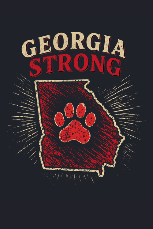 GA Flag Strong Uni Crewneck Sweatshirt (All Profit Donated)