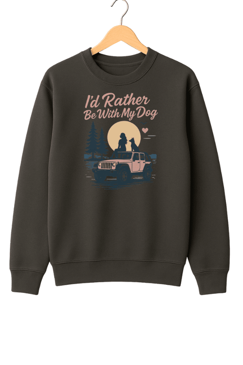 Sunset Lake Crewneck Uni Sweatshirt