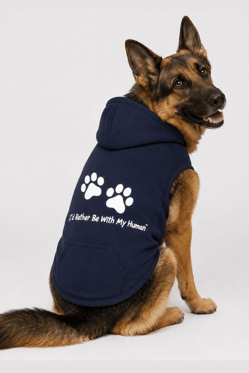 Be With My Humane Doggy Fleece Hoodie