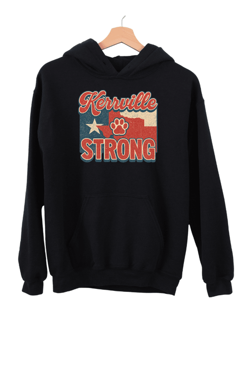 Kerrville Flag Strong Uni Hoodie (ALL PROFIT DONATED)
