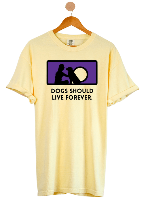 Live Forever Unisex T (Pigment Dyed)