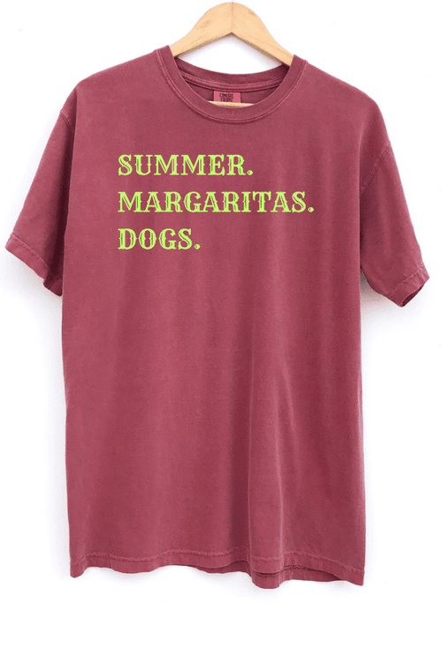 Margaritas & Dogs Uni T (Pigment Dyed)