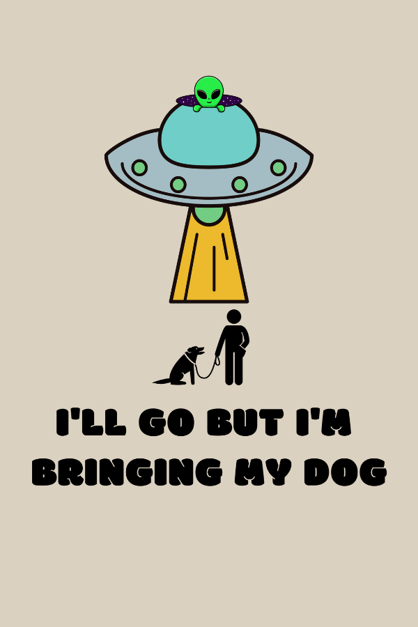 UFO & Dogs (Unisex Hoodie)