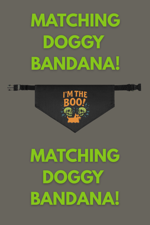 I'm The Boo Skull Matching Bandana Collar