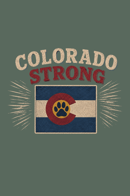Colorado Strong Pigment Dyed Uni T (All Profit Donated)