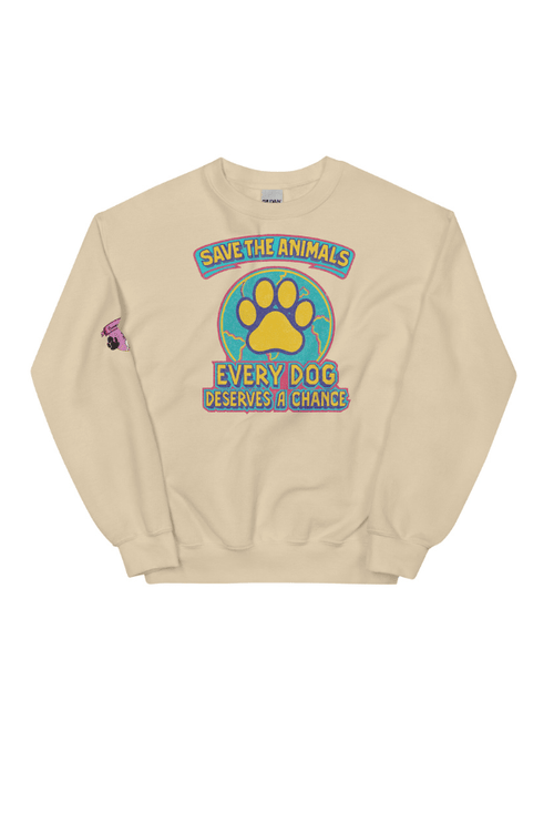 Save the Animals Uni Crewneck (ALL PROFIT DONATED)