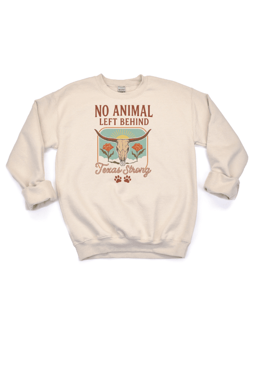 No Animal Paw Print Crewneck Sweatshirt (ALL PROFIT DONATED)