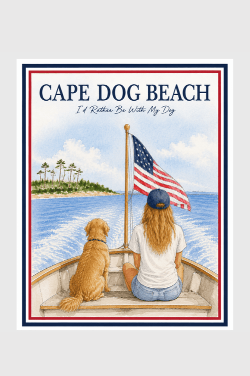 Cape Dog Boat Dog Momma Pigment Dyed Uni T