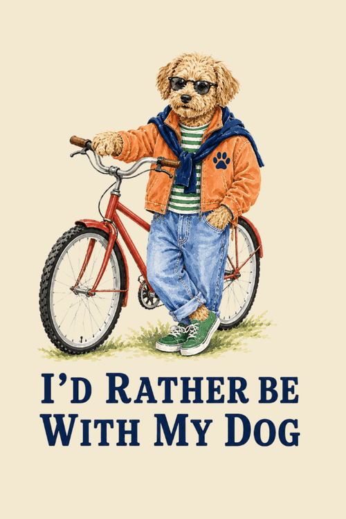 Summer Doggo Bear Papa Pigment Dyed Uni T