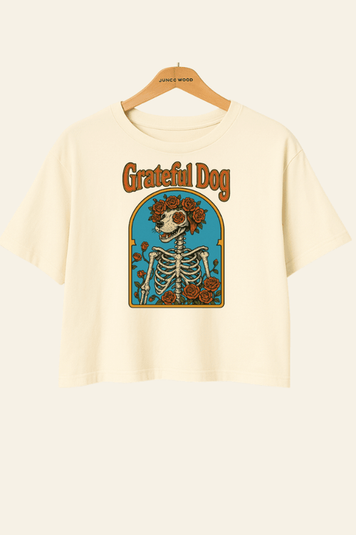 Grateful Skeleton Ladies Boxy T
