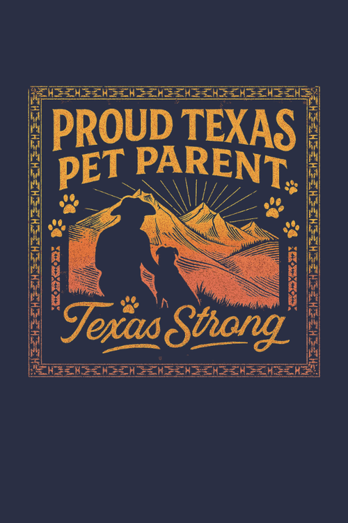 Texas Parent Cowboy Pigment Dyed Uni T (ALL PROFIT DONATED)