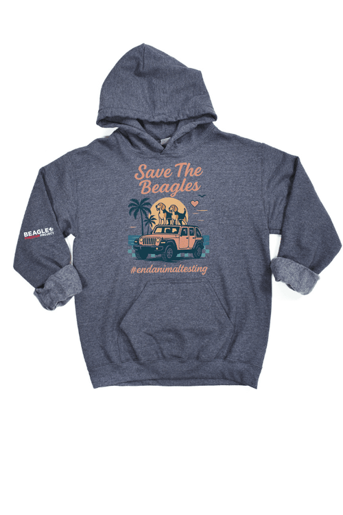 Save the Beagles Beach Uni Hoodie