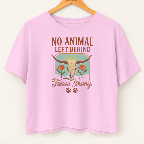 No Animal Ladies Pigment Dyed Boxy T (ALL PROFIT DONATED)