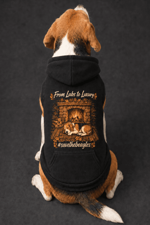 Labs to Luxury Doggy Fleece Hoodie (All Profit Donated)
