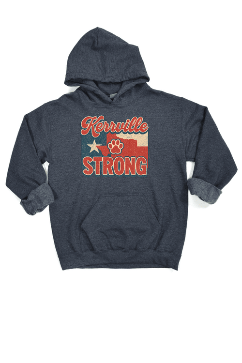 Kerrville Flag Strong Uni Hoodie (ALL PROFIT DONATED)