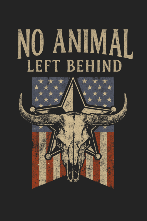 No Animal Flag Uni Hoodie (ALL PROFIT DONATED)