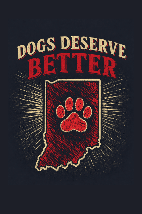 Dogs Deserve Better Indiana Uni Hoodie (All Profit Donated)