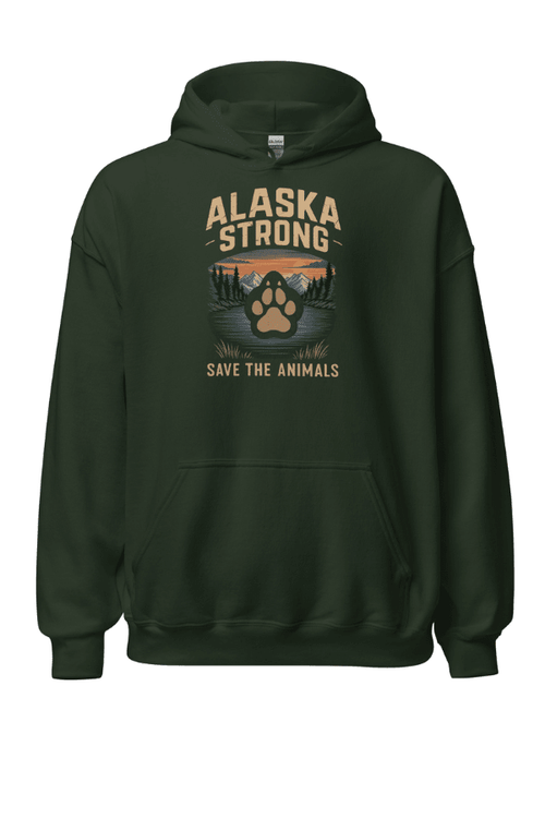 Alaska Strong Mountain Vibes Uni Hoodie (ALL PROFIT DONATED)