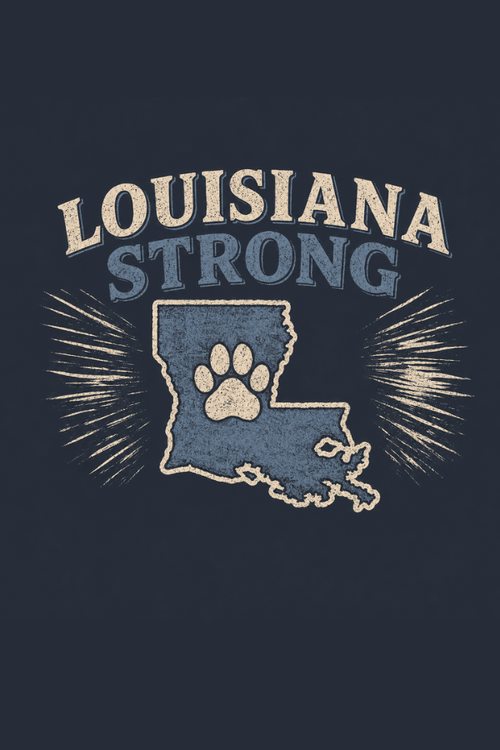 Vintage Louisiana Strong Pigment Dyed  Uni T (All Profit Donated)