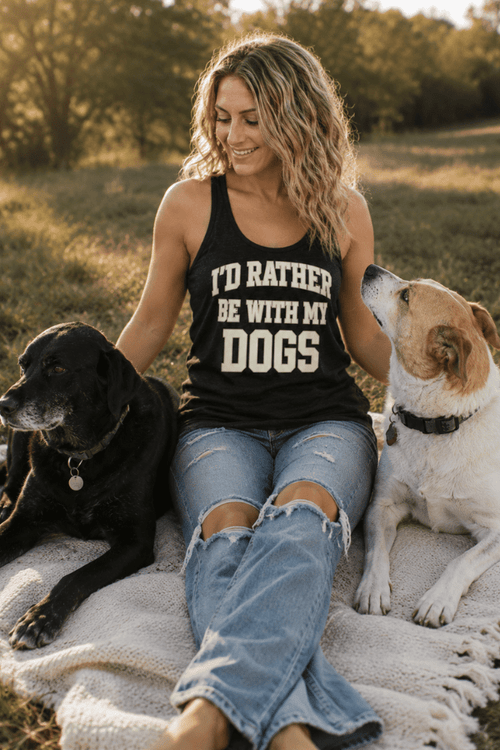 Vintage Varsity Vibes Ladies Racer Tank (Plural)