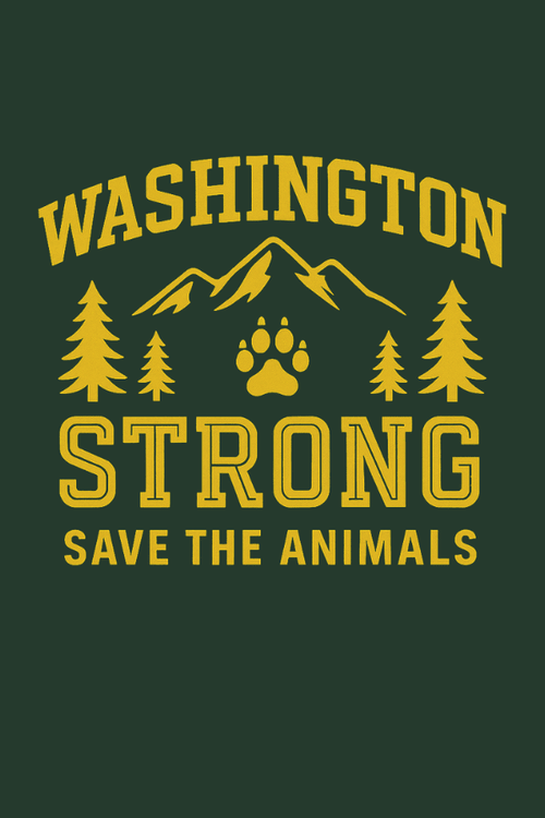 Washington Strong Vintage Crewneck Sweatshirt (ALL PROFIT DONATED)