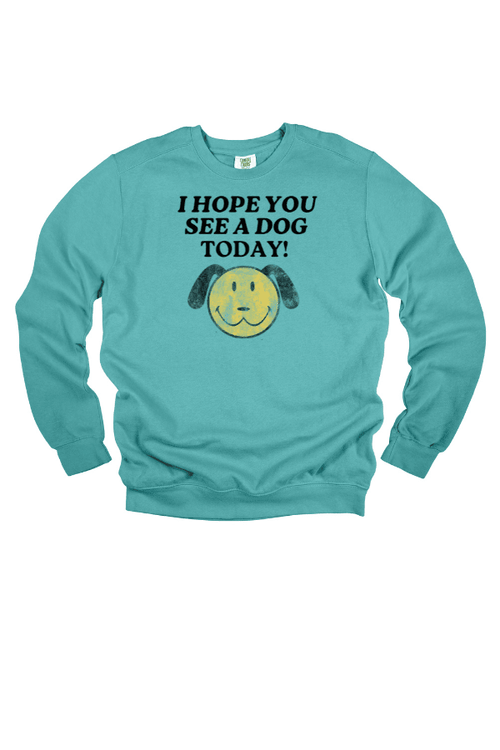 See A Dog Pigment Dyed Sweatshirt