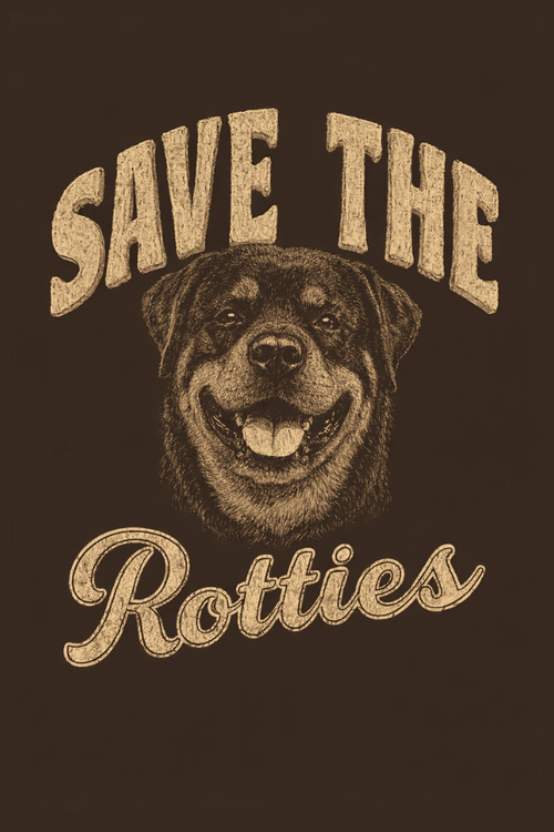 Save the Rotties Crewneck Sweatshirt (All Profit Donated)