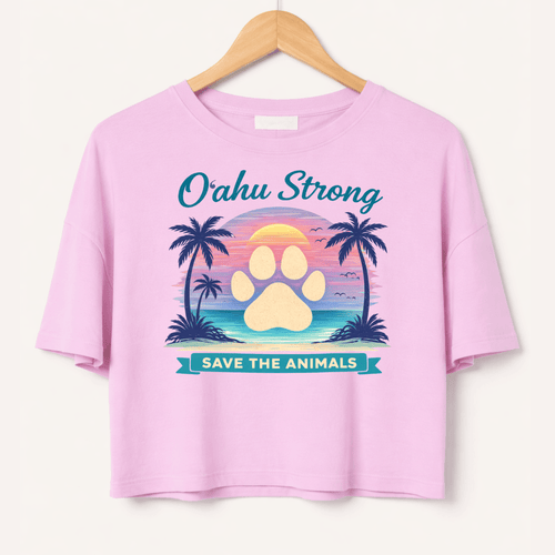 O'ahu Strong Ladies Boxy T (All Profit Donated)
