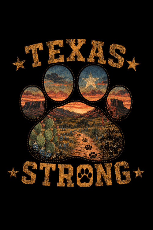 Texas Desert Strong Pigment Dyed Uni T (All Profit Donated)