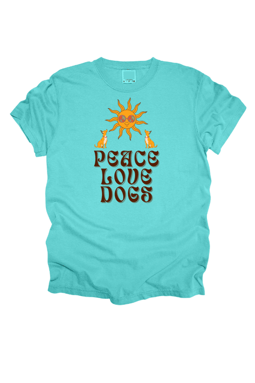 Peace Love Dogs Pigment Dyed Uni T