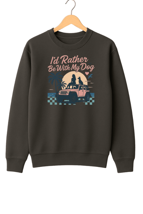 Sunset Beach Crewneck Uni Sweatshirt