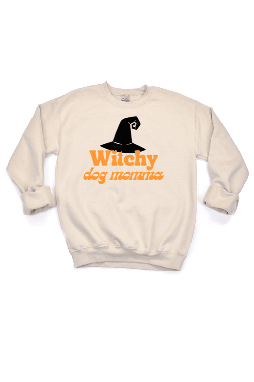 Witchy Dog Momma Crewneck Sweatshirt