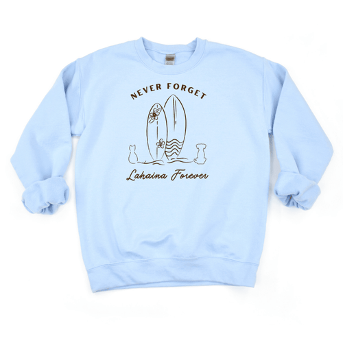 Never Forget Beach Crewneck (Unisex)