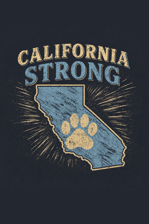 California Vintage Strong Pigment Dyed Uni T (All Profit Donated)