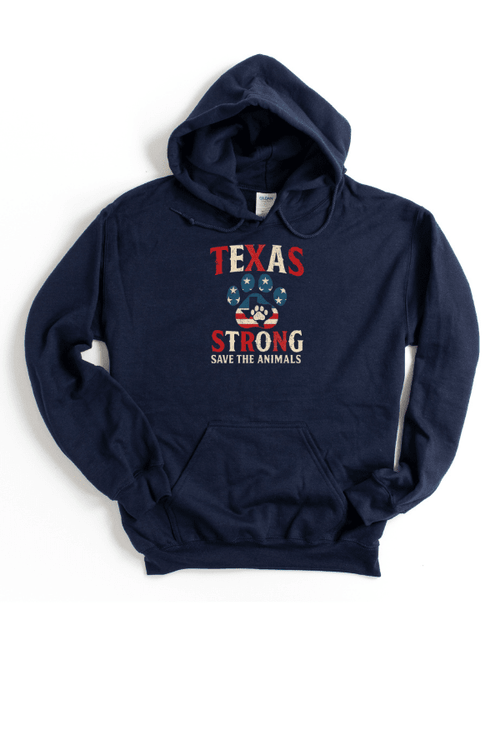 TX Flag Strong Uni Hoodie (ALL PROFIT DONATED)