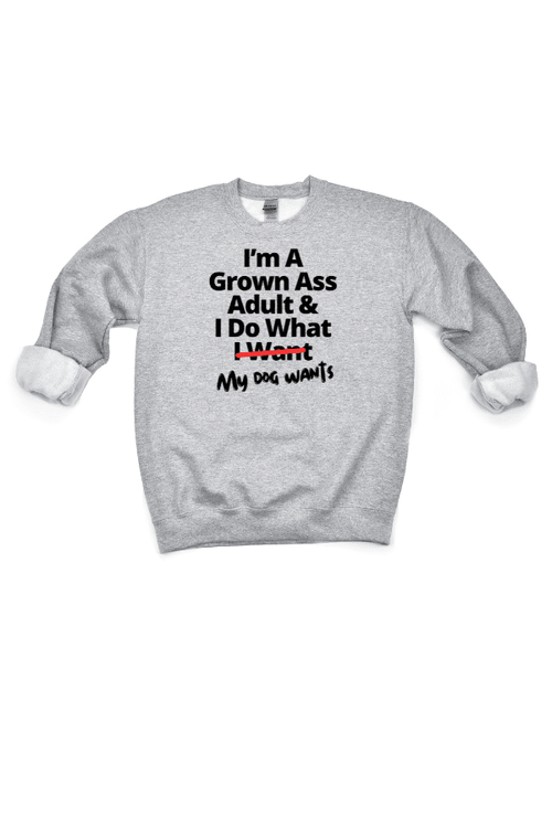 Grown Adult Crewneck Sweatshirt (Unisex)